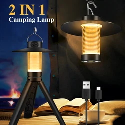 Hanging Tent Light USB Charging 4 Lighting Modes LED Emergency Lamp High Brightness with Tripod Magnetic Camping Lantern