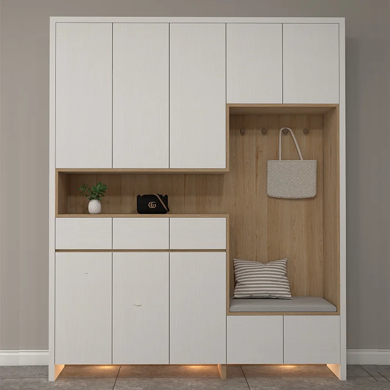 Shoe Cabinet Large Capacity Storage Cabinet Multi-layer Locker Household Door Entrance Cabinet Multifunctional Combination Cabin