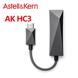 Astell & Kern AK HC3 kabel USB DAC przenośny wzmacniacz Hi-Fi Dual DAC z ES9219MQ MQA podwójnie ekranowane kable obsługuje iOS i urządzenia z androidem