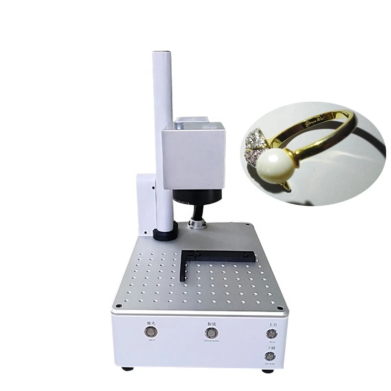 Mini High-Performance PCB marking machine for led lights bulbs with 20W 30W Fiber bulb