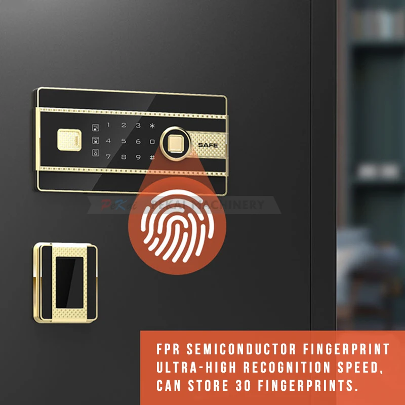60cm Large Electronic Safe Household Commercial Use Anti-theft All steel Fingerprint Password Intelligent Safe Box