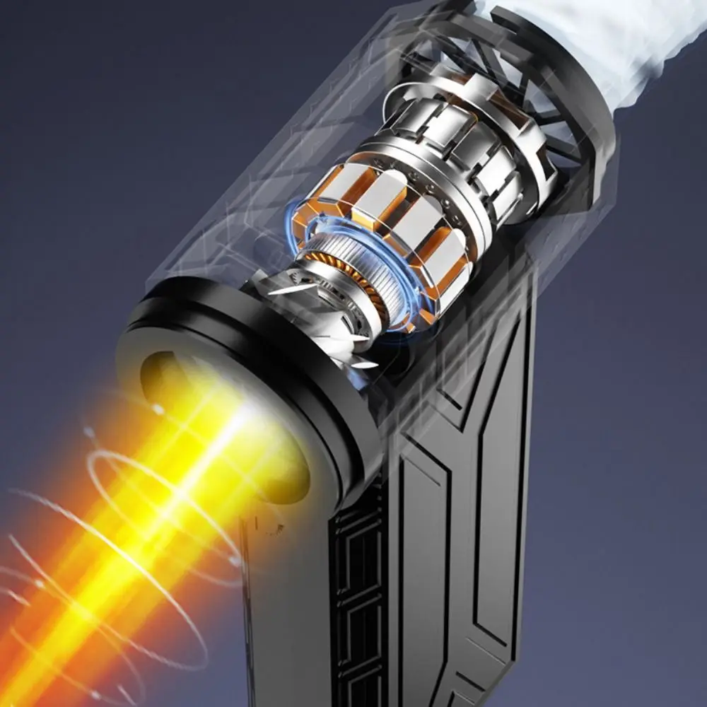 محرك بدون فرشاة توربو مروحة عنيفة 200 واط نوع-C شحن منفضة هواء كهربائية 52 متر/الثانية قابلة للشحن منفاخ هواء قوي الشواء