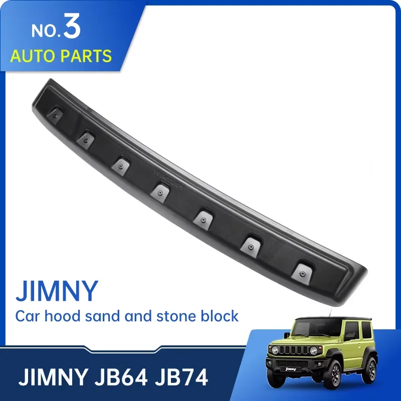 

3Door 5 Door ABS Front Hood Sand Stone Deflector Shield Accessories For Suzuki Jimny JB64 JB74 JC74 2019-2026 Exterior Guard