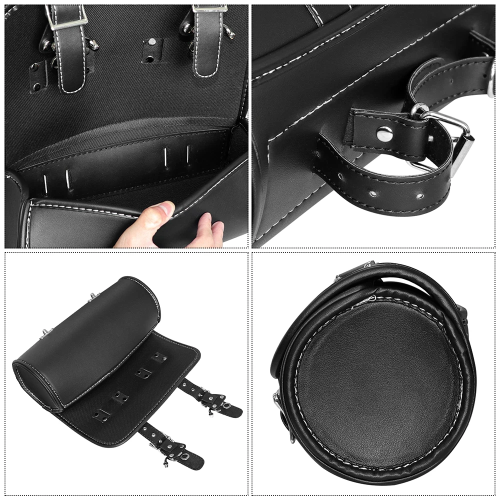 Luggage Roll Tool Storage Bag for Harley Custom Motorcycle Touring Motorcycle Tool Bag Motorcycle Trunk - view 4