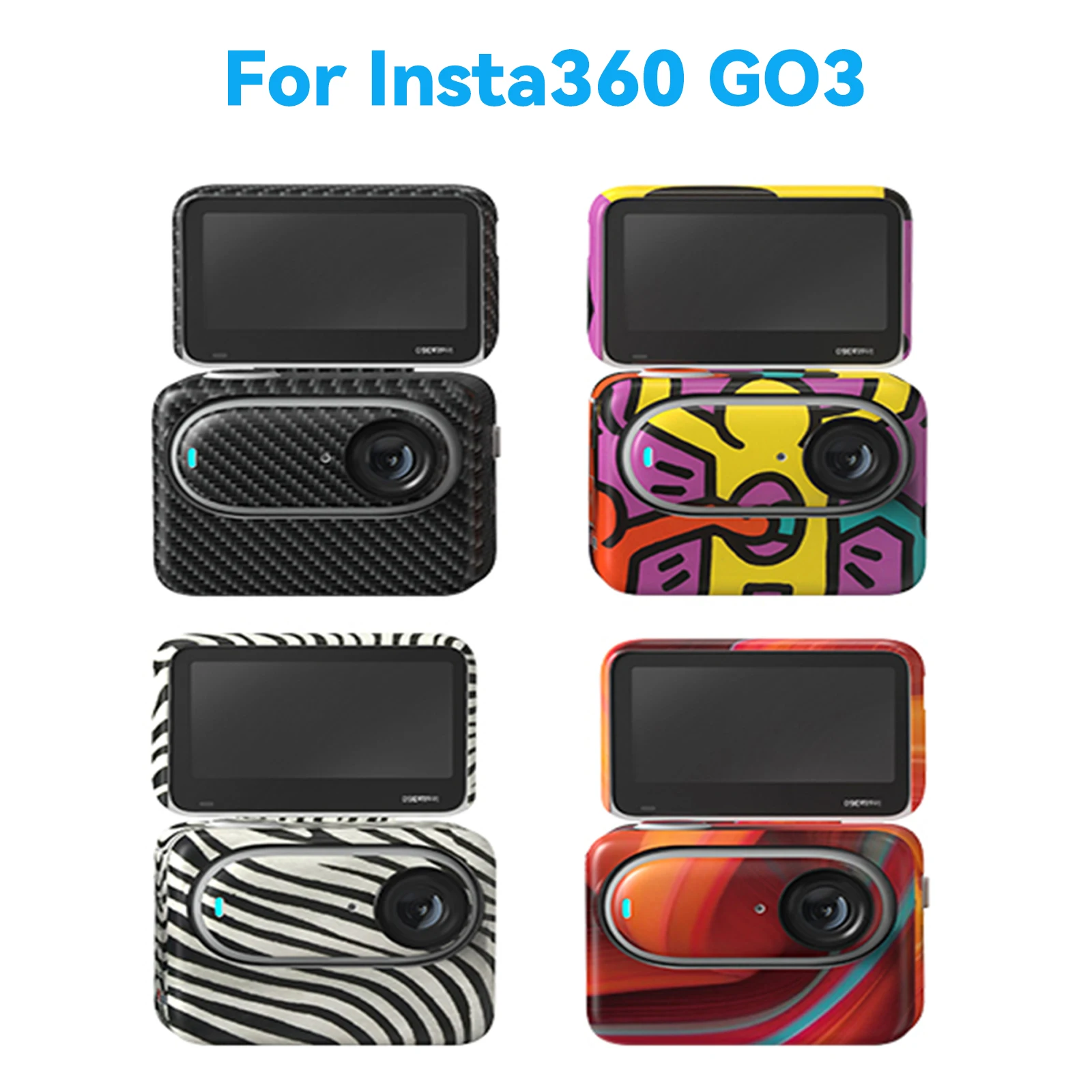 

Stickers For Insta 360 GO 3 GO 3S Camera Body Stickers Protective Film For Insta360 GO 3 Skin Sports Action Camera Accessories