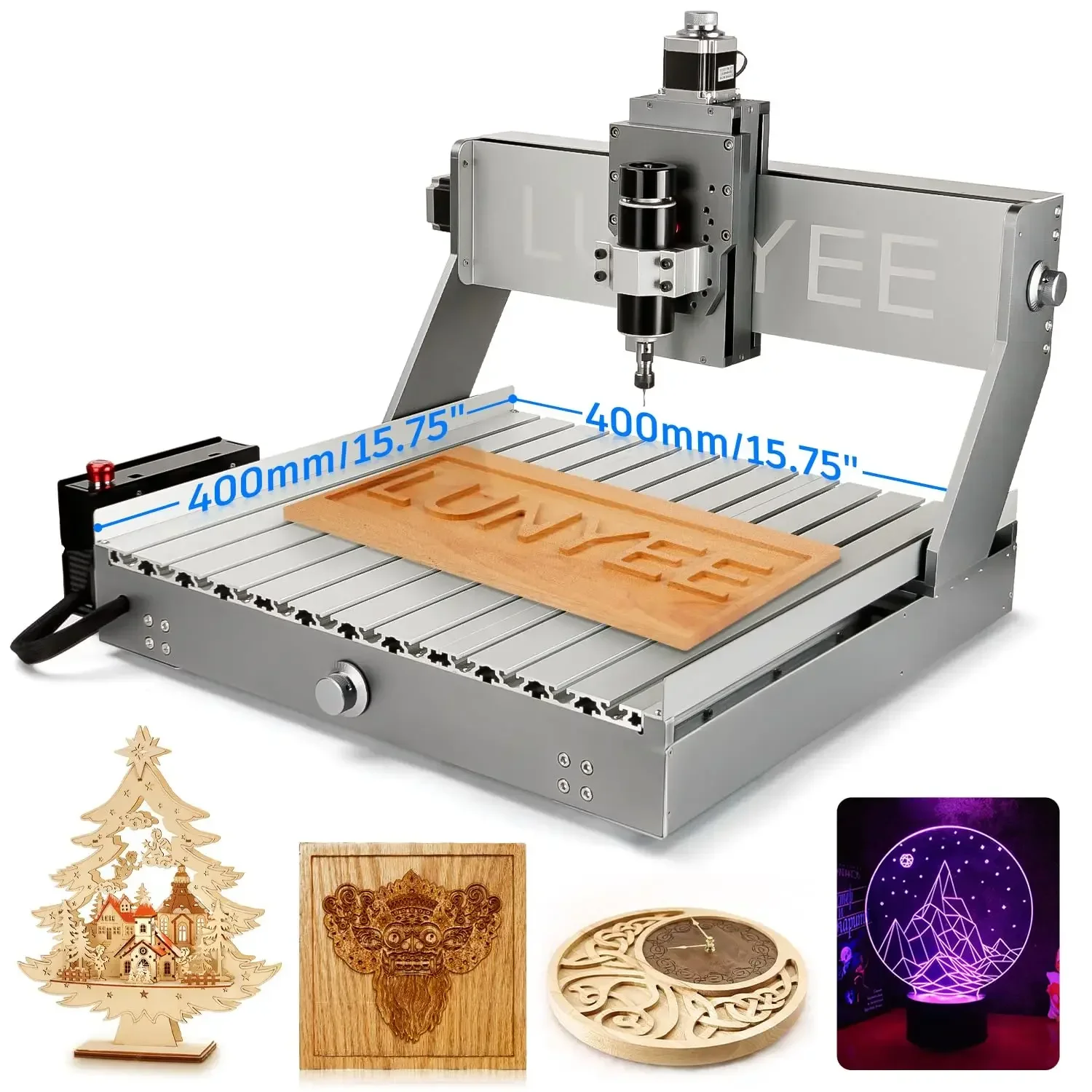 

Affordable 4040 DIY CNC Router Versatile Engraving Machine with 500w spindle for Wood Milling Drilling and Carving