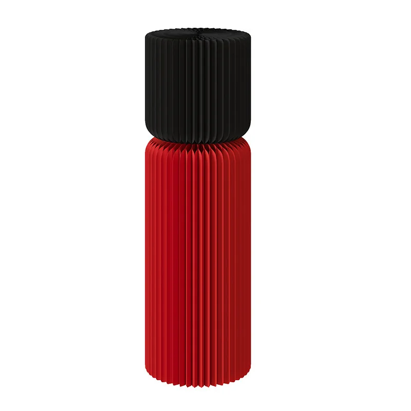 

Color matching cylinder simple and elegant storage booth artistic atmosphere Nakajima exhibition hall red display stand