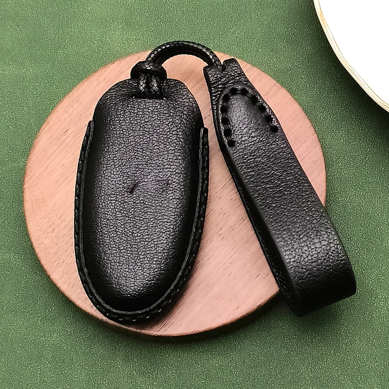 

Simple Style Black Goat Leather Car Remote Key Case Cover for Infiniti G25 FX35 Elegant and Graceful High Fashion