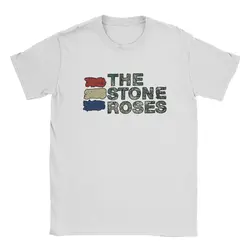 Men's The Stone Roses T Shirt English Rock shinedown 100% Cotton Tops Novelty Short Sleeve Round Collar Tee Gift Idea T-Shirts