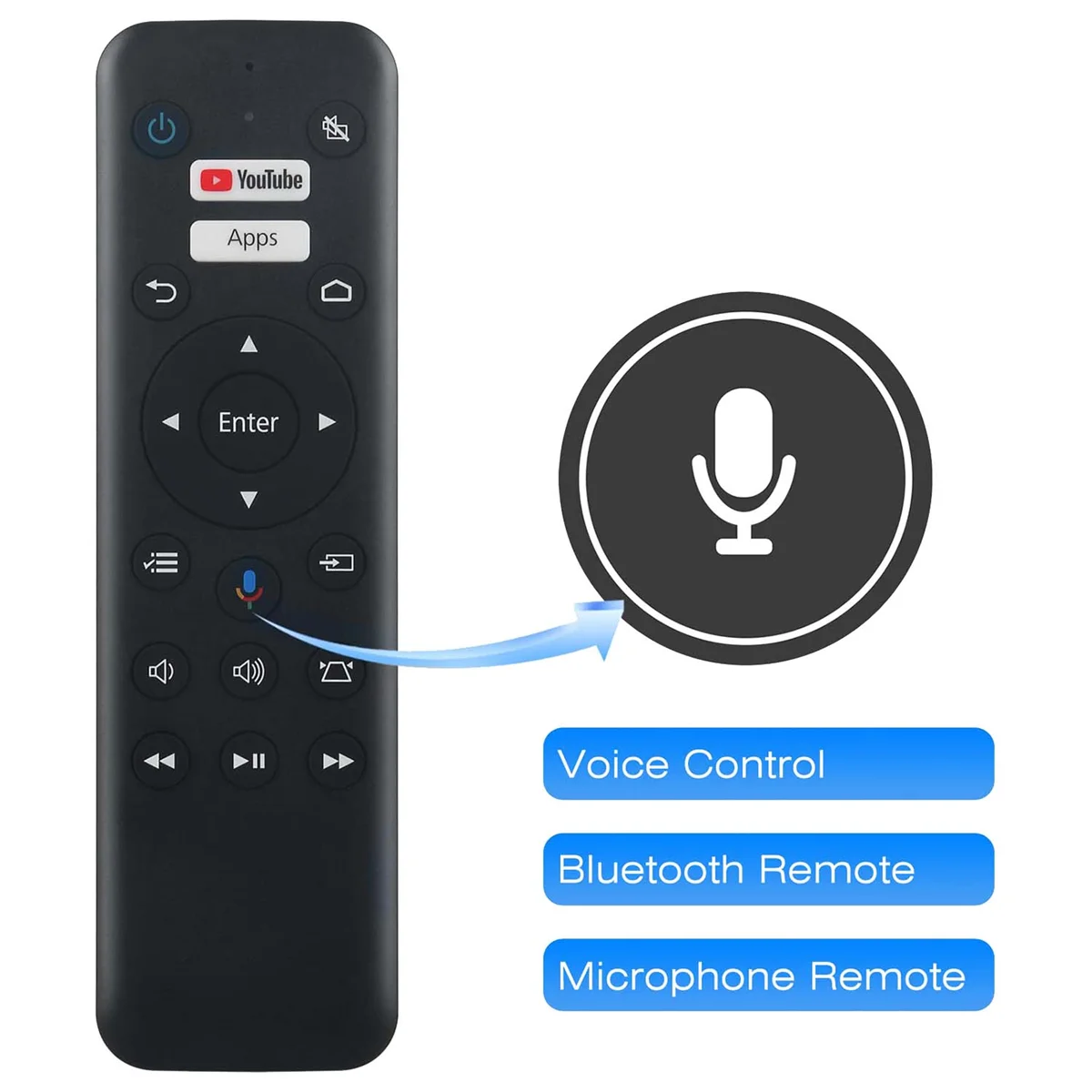 WH-55 control remoto por voz reemplazar para proyector láser TV LS500WATV LS500BATV LS500BATV LS500BATV100EP LS500WATV