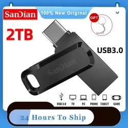 2TB Flash Drive High Speed Pen Drive 1TB Pendrive 128GB 512GB USB 3.0 Type-c Waterproof USB Stick OTG 256GB Ultra USB Memory