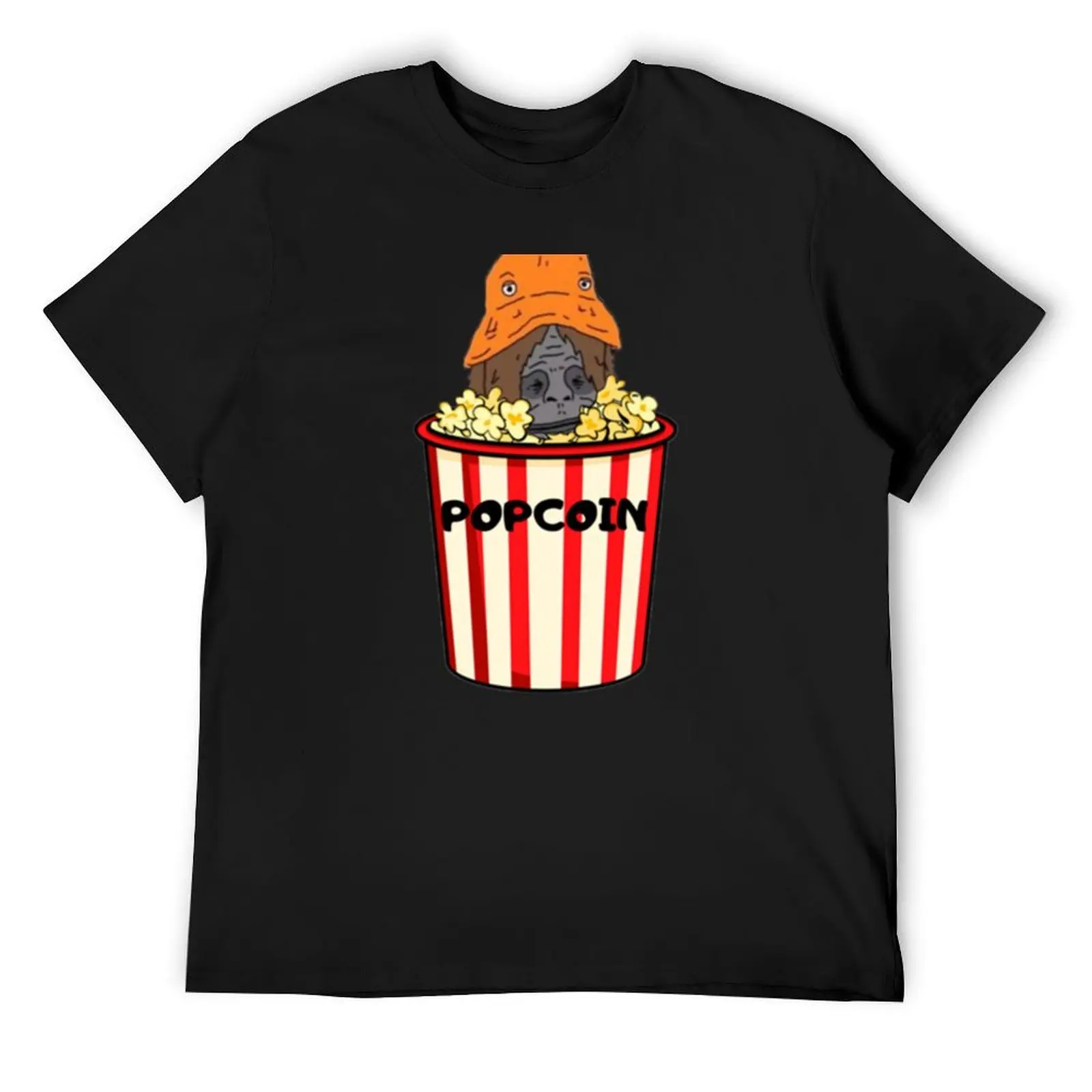 Sassy Popcoin Bucket Active T-Shirt summer clothes anime stuff mens designer clothes