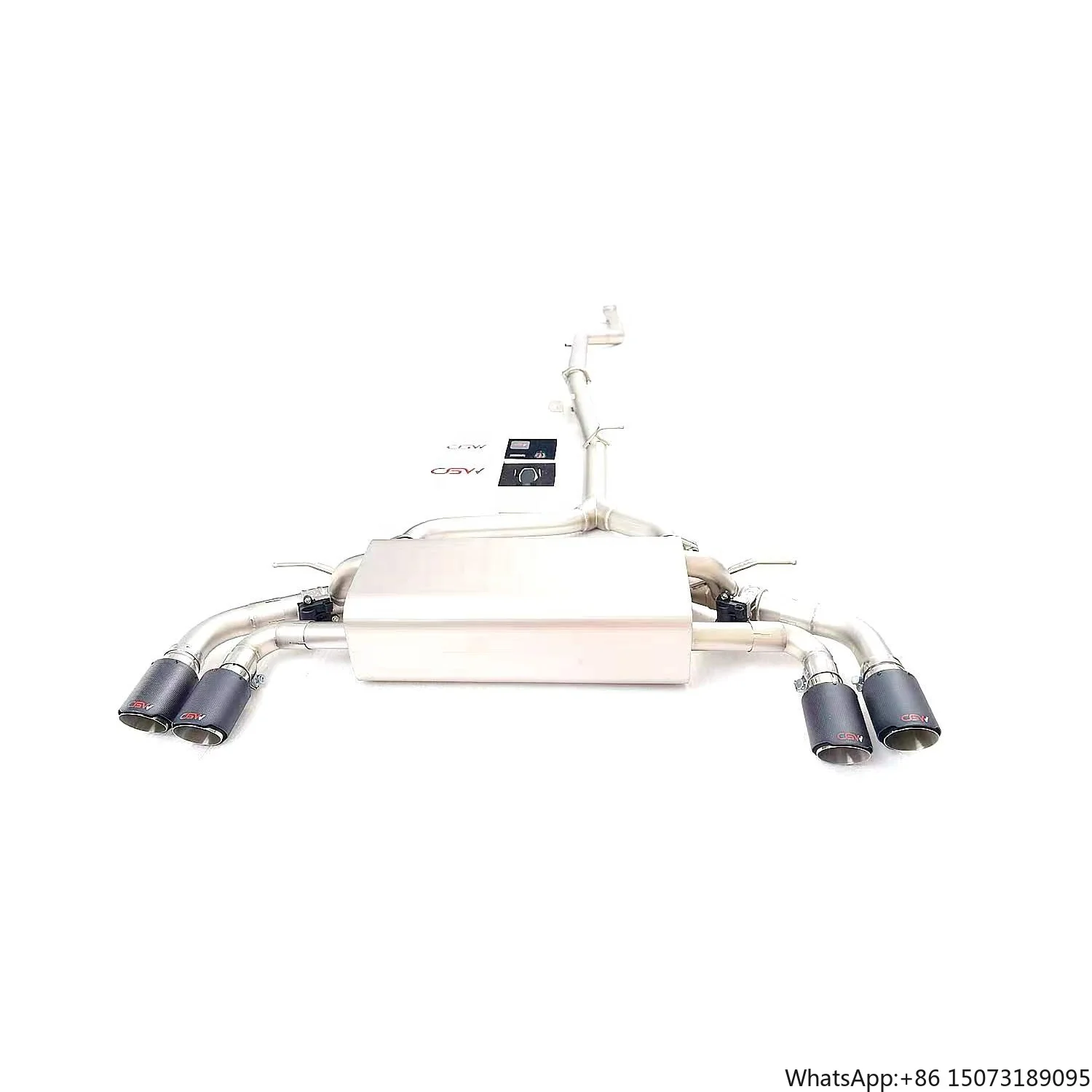 

Выхлопная система Wild Owling Sound из нержавеющей стали 304 с карбоновыми насадками для BMW 530i 2021 года выпуска