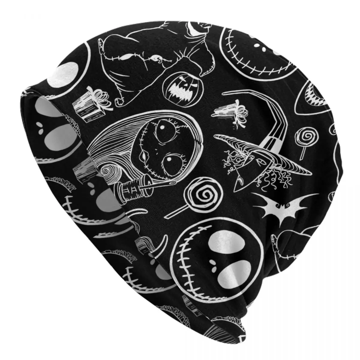 Nightmare Before Christmas1 Unisex Adult Beanies Caps Knitted Bonnet Hat Warm Fashion Autumn Winter Outdoor Skullies Hats