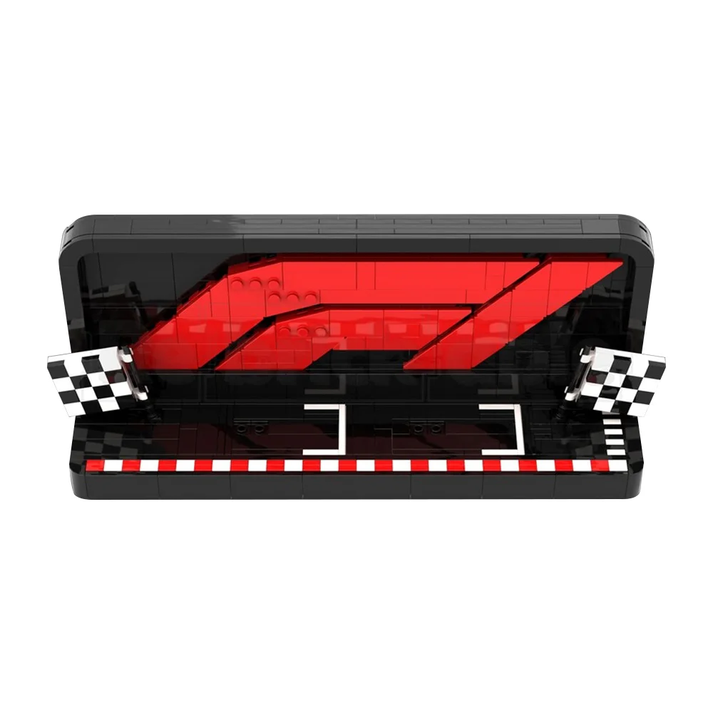 

MOC-227666 Formulaed Racing Station, строительные блоки, модель Formulaed Racing, Silverstone Raceway, логотип, сборка кирпичей, детские игрушки