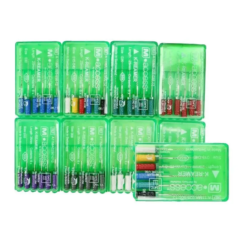 الأسنان Dentsply الأصلي قناة الجذر R الملفات 21/25 مللي متر قناة الجذر الأسنان إندو R-ملف أدوات تقويم الأسنان