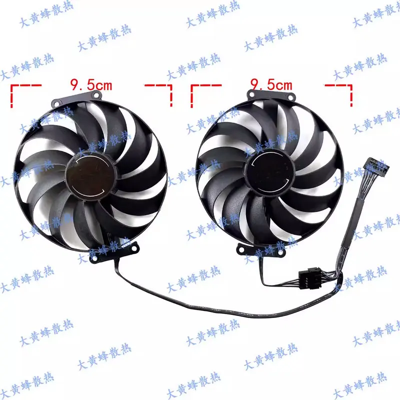 New Cooling Fan for ASUS RTX4070 RTX4070S RTX4070ti DUAL Video Graphics Card