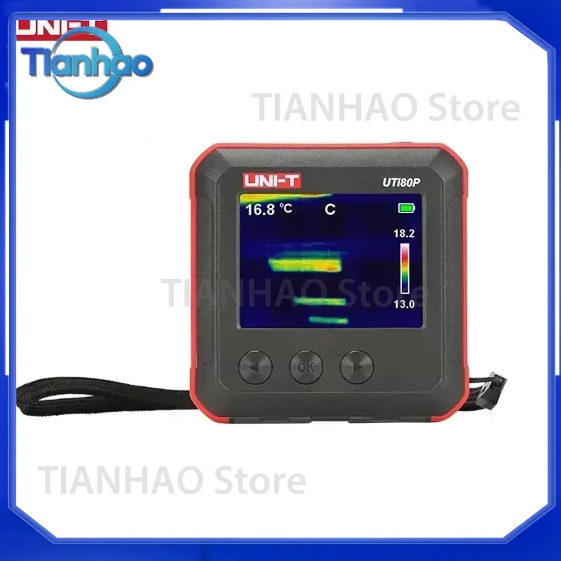 for UNI-T UTi80P Mini Thermal Imager Pocket Infrared Camera Industrial Temperature Detector Floor Heating Leak Inspection