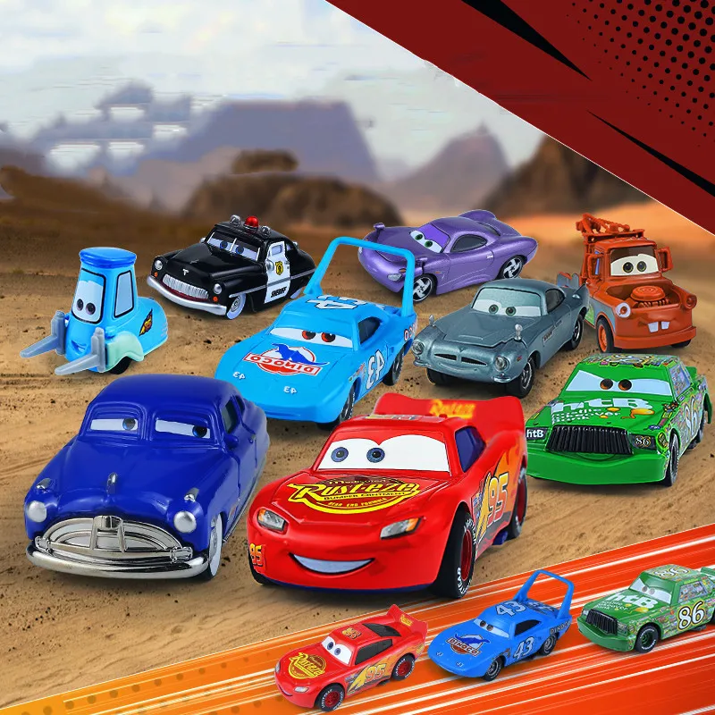 Cars Toys Lightning McQueen Sally Carrera Mater Cruz Ramirez Chick Hicks Jackson Storm‌ Diecast Metal Peripheral Birthday Gifts image 5