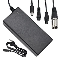 Cargador de 42V 2A, 5 enchufes para 36 25,2 V 25,9 V 25,6 V 24V, batería de litio, piezas de patinete eléctrico, accesorios