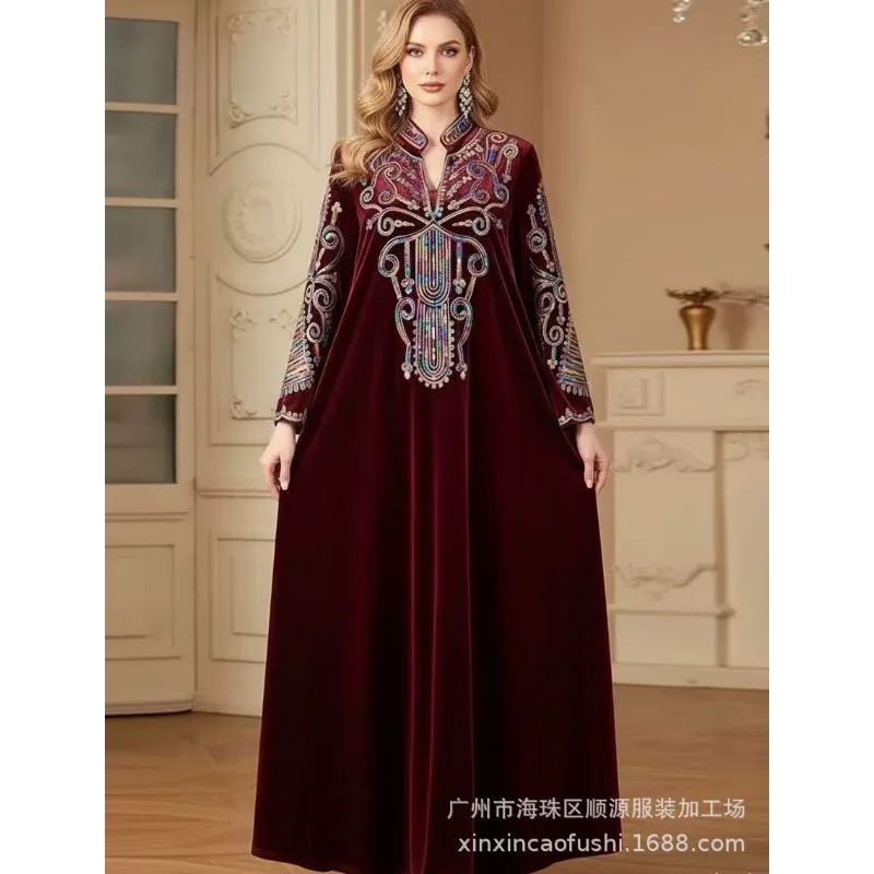 

African Dresses for Women Plus Size Africa Clothes Dashiki Ankara Turkey Outfits Gown Elegant Muslim Wedding Party Long Dress