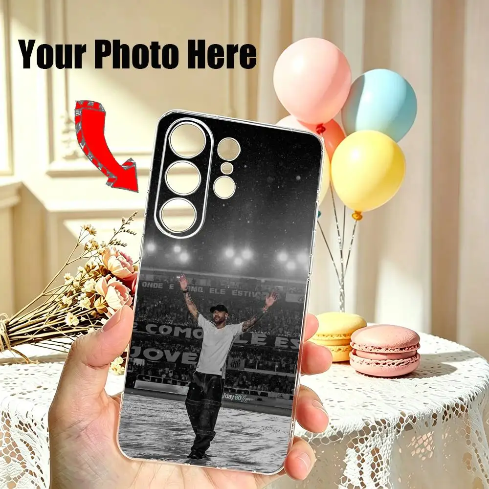 Football NeymarJr 10 Hot Selling Phone Case Transparent Silicone Soft For Samsung S25,S24,S21,S22,S23,S30,Ultra,S20,Plus,Fe