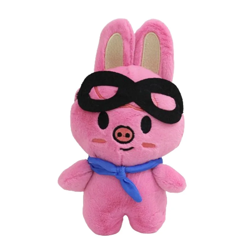 스즈 파일럿 스트레이 애니멀 플러시 토이 어린이용 안경 파일럿 리롱푸 소프트 인형 실내 장식품 어린이용 봉제 인형