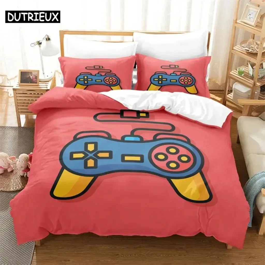 

Cartoon Game Machine Bedding Set Duvet Cover Set 3d Bedding Digital Printing Bed Linen Queen Size Bedding Set Fashion Design