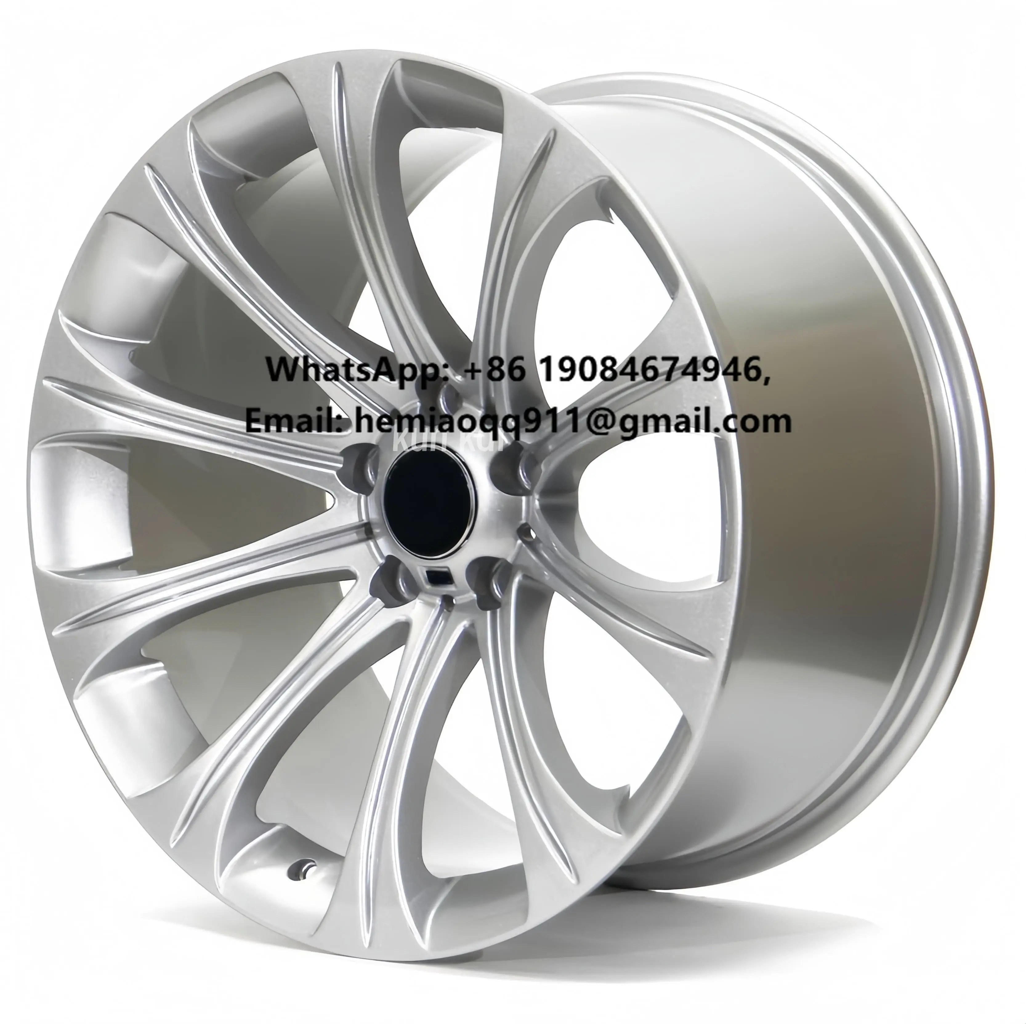 

5x120 Wheels 19 Inch Rims Sliver Classical Alloy Passenger Racing Car Wheels for B-M-W M5 M6 E61 E63 E64 E39 E46 E60 Style 166
