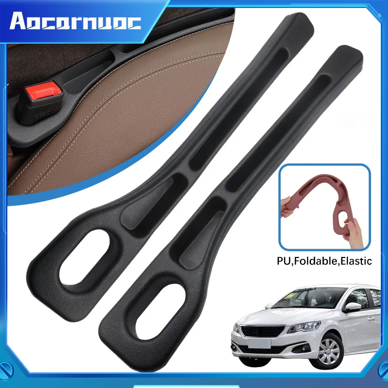 Car Seat Gap Filler Between Seats Decoration Interior Accessories For Peugeot 301 2013 2014 2015 2016 2017 2018 2019 2020 2021