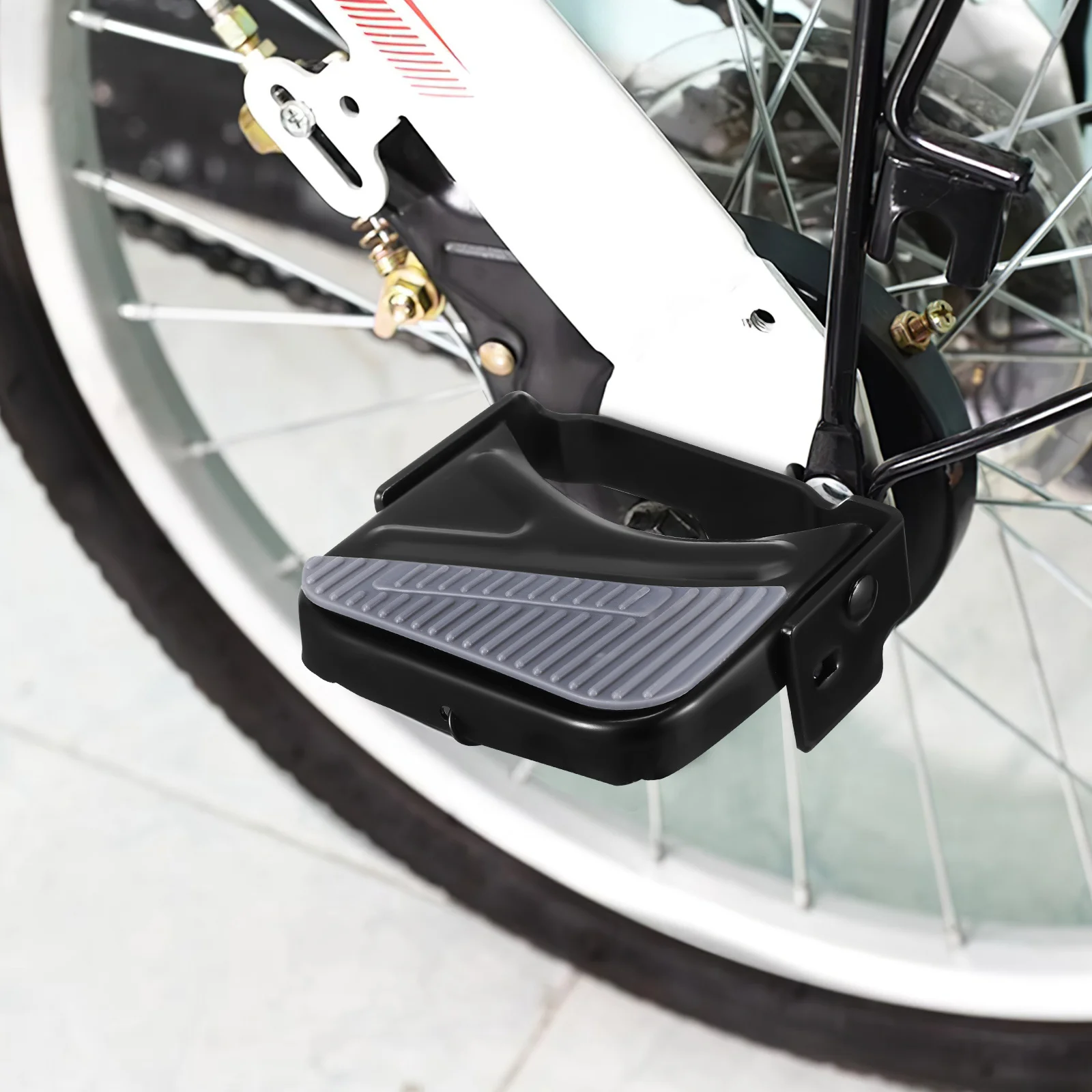 1 paire de pédales de vélo antidérapantes, fer robuste, Surface de pied large de remplacement pour vélo de montagne, électromobile, cyclisme en plein air
