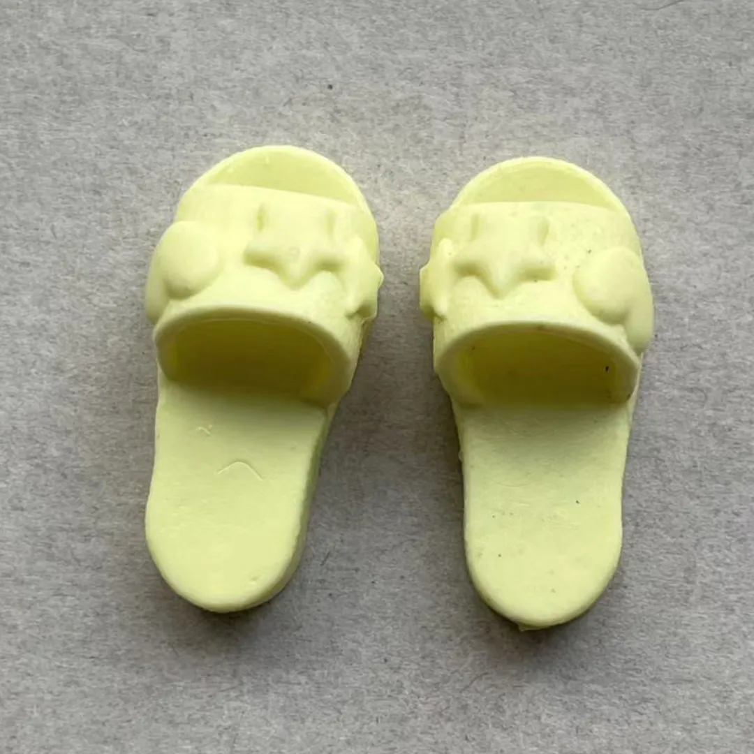 Regenbogen Puppenschuhe Sandalen Original Puppe Bunte Teile Monster Puppenschuhe Gold Weiß Neue Original Puppenteile – Detail 5