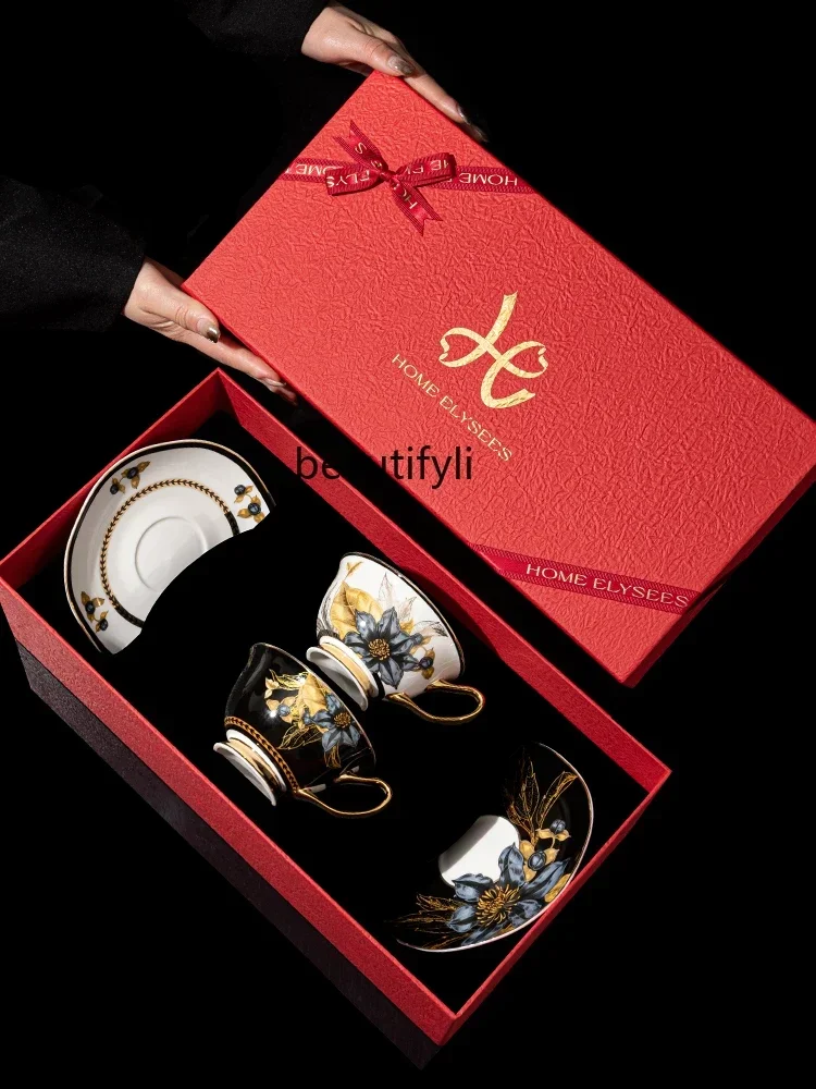 High-end coffee cup gift box for girlfriends, newlyweds, gifts for couples