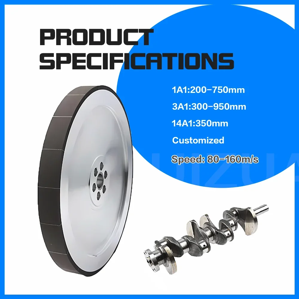 automotive engine parts grinding wheel Crankshaft camshaft CBN grinding wheel for automobile engine connecting rod journal