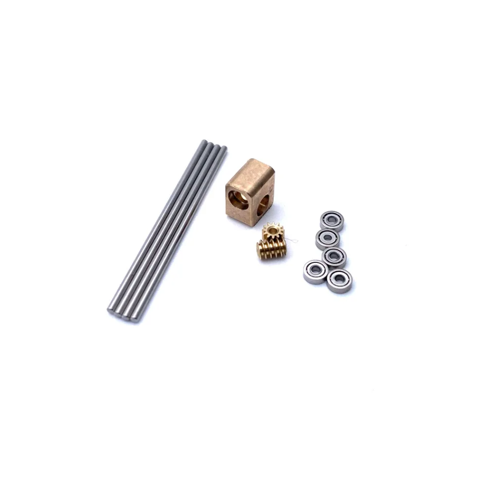 Imagem -05 - Versão de Precisão 02m Turbina Worm Gear Micro 90 ° Caixa de Transmissão Mecanismo de Redução de 12 Vezes Caixa de Engrenagens Modelo de Carro Diy