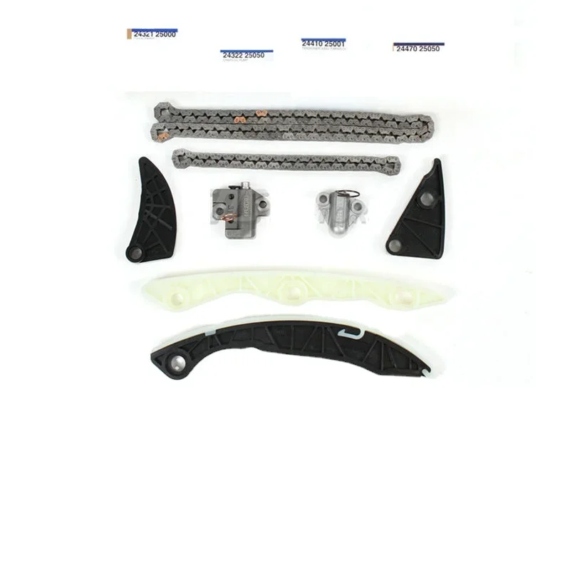 

2432125000 G4KE G4KE Комплект цепи ГРМ двигателя Натяжитель цепи для hyundai Santa fe Sonata Tucson для kia Optima K5 Sportage