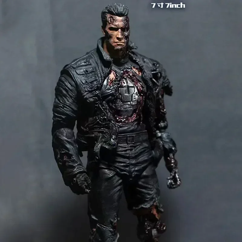 In Stock Third Party Customs Xiaozheng Toys FutureWarrior Battle Damage Plate T800 1/12 Action Figure Toys Gifts