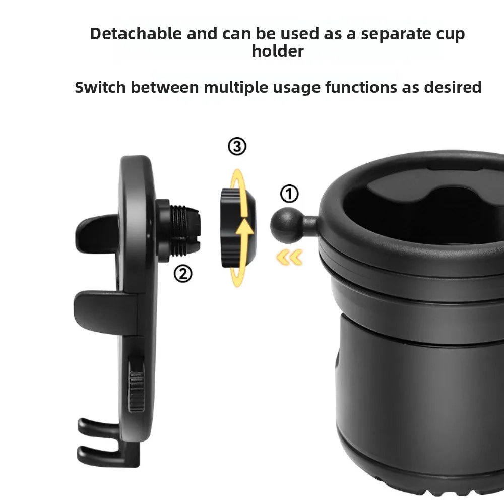 Anti-slip Baby Stroller Cup Holder Adjustable Easy To Install Cup Stand Phone Holder Coffee Drink Water Bottle Holder