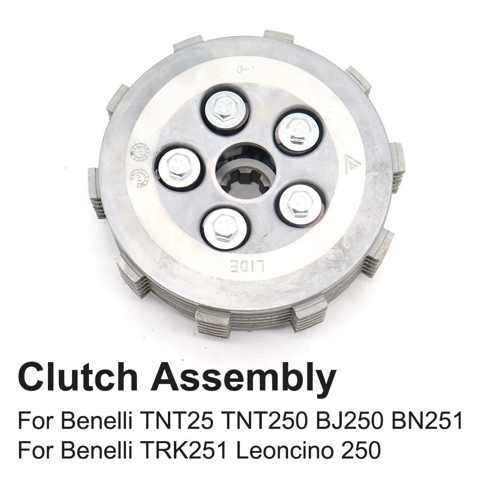 

For Benelli TNT25 TNT250 BJ250 BN251 TRK251 Leoncino 250 Motorcycle Accessories Engine Clutch Assembly Disc Plate Kit TNT 25 250