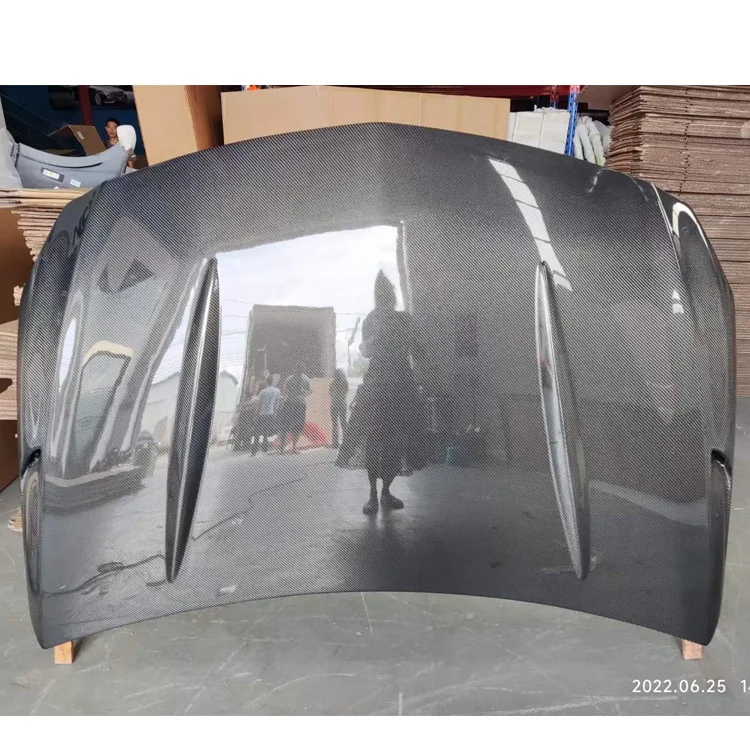 ملحقات بيع المصنع غطاء محرك السيارة من ألياف الكربون AMG A45 W176 غطاء محرك السيارة لمرسيدس W176 a Class A250 ترقية AMG Style W176 2013-2018 #2