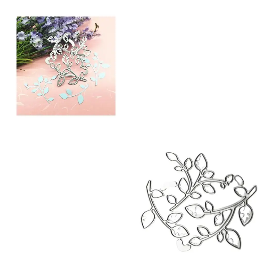 

Leaves Cutting Dies Metal Embossing Stencils Carbon Steel Die Cut Templates for Card Making Photo Album Decoration