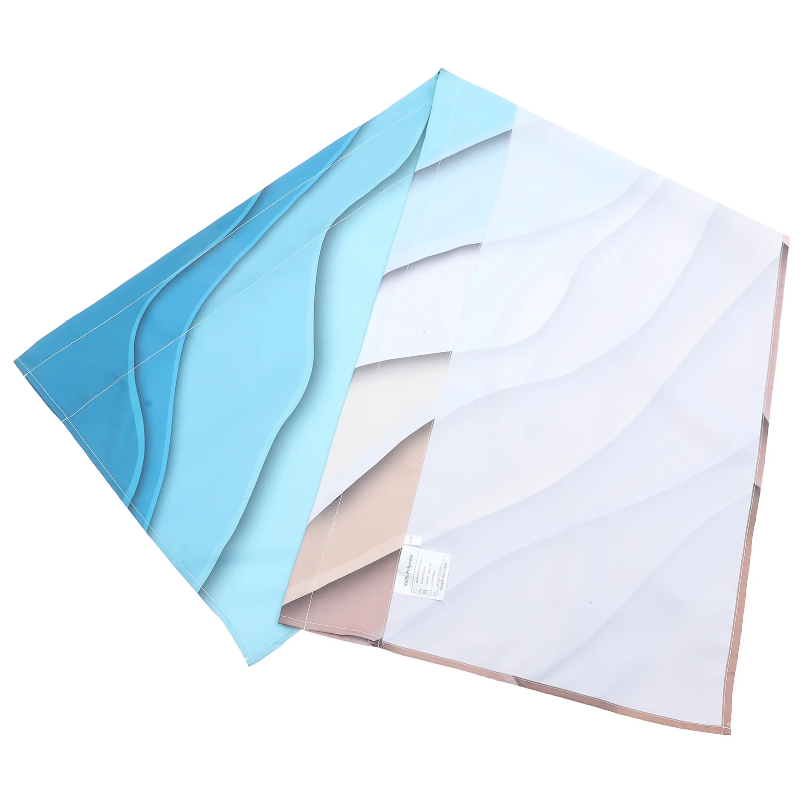 

Farmhouse Kitchen Curtain Valance Short Blackout Rustic Decorative Gradient Color Soft Light Filter