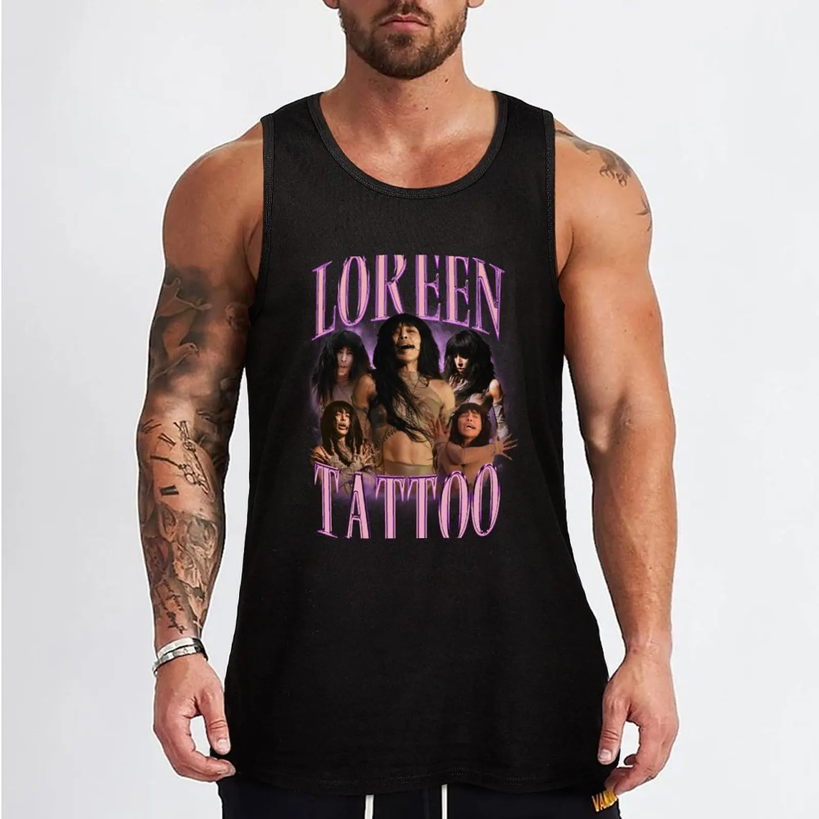 Loreen Tattoo Eurovision Song Contest Sweden 2023 Melodifestivalen Melfest Tank Top running shirt underwear