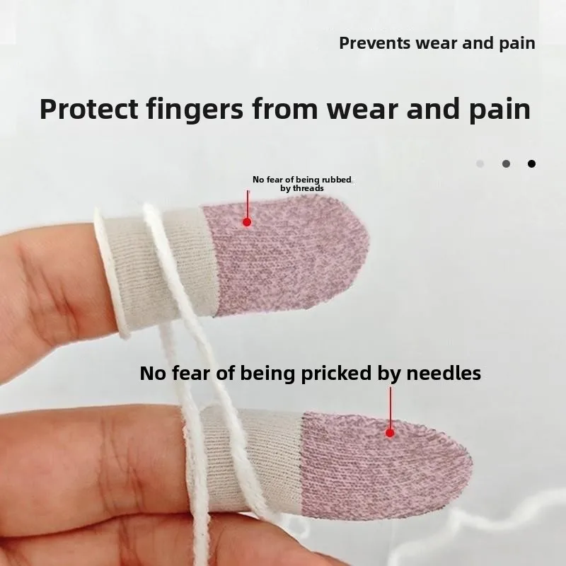 Knitted Finger Protection Cover for Crochet Hooks Nerve Pain Relief Sharp Point Wear Resistant Anti-Slip for Work And Sports