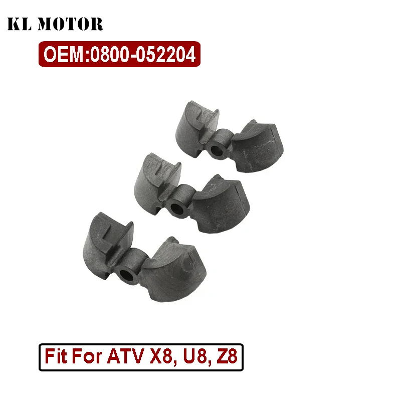3PC Motorcycle Rubber Cushion Slider Fit For CF800/2V91W /CF X8 engine parts 0800-052204 QUAD GO KART