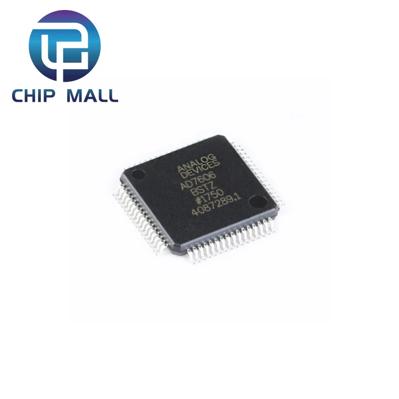

AD7606BSTZ LQFP-64 8 Channel DAS Built-in 16-bit Synchronous Sampling ADC Chip Original New Stock