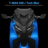 Yamaha T-Max 560 Tech Max T-MAX560 2022-2024 윈드 디플렉터가있는 오토바이 백미러 용 스텔스 Winglets 사이드 미러 3