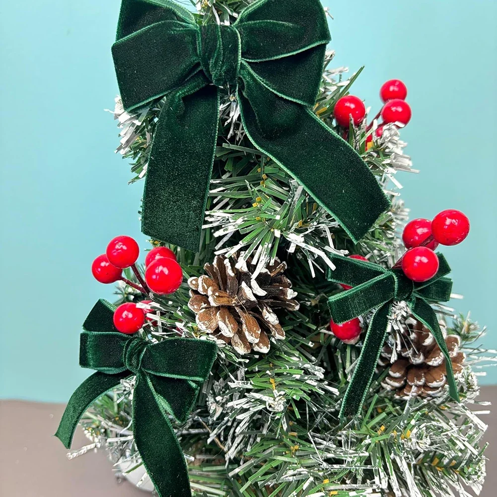 1/1.5/2.5 سنتيمتر شريط مخملي ل اليدوية هدية باقة التفاف لوازم عيد الميلاد توبر القوس صنع أشرطة ديكور المنزل الطرف