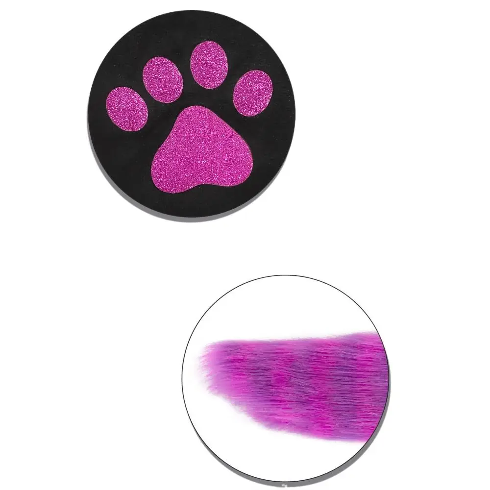Ensemble de bandeaux oreilles de chat pour femme, mignon, en peluche, couvre-chef Cosplay Lolita, gants patte de chat, déguisement d'halloween Jk pour fille