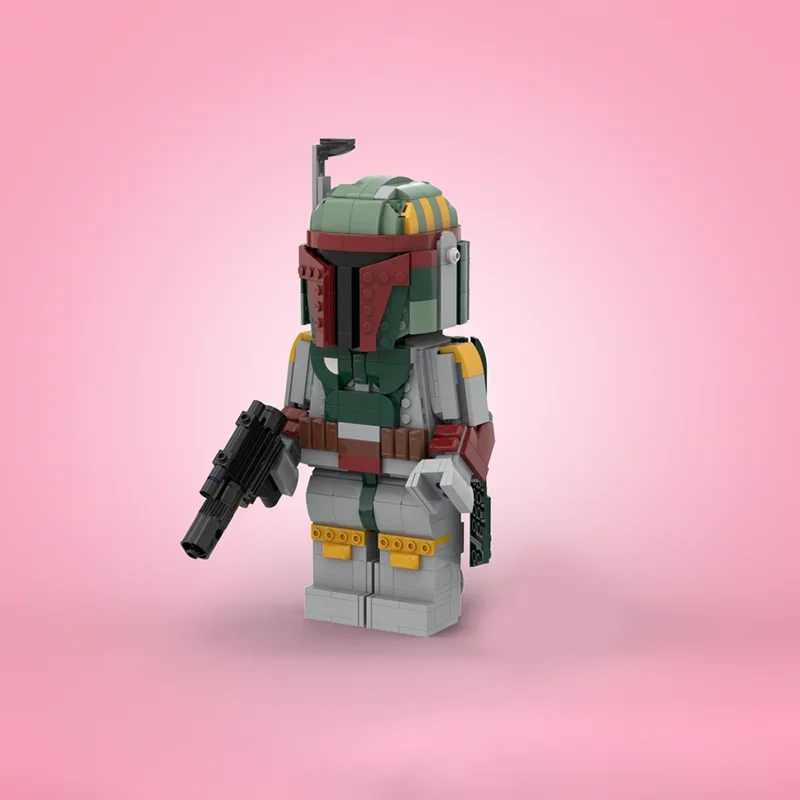 917pcs MOC Bounty Hunter Up Geschaald Minifiguurtje Modelbouw Kerstcadeau Blokken Architectuur DIY Idee Onderwijs Speelgoed Verjaardag